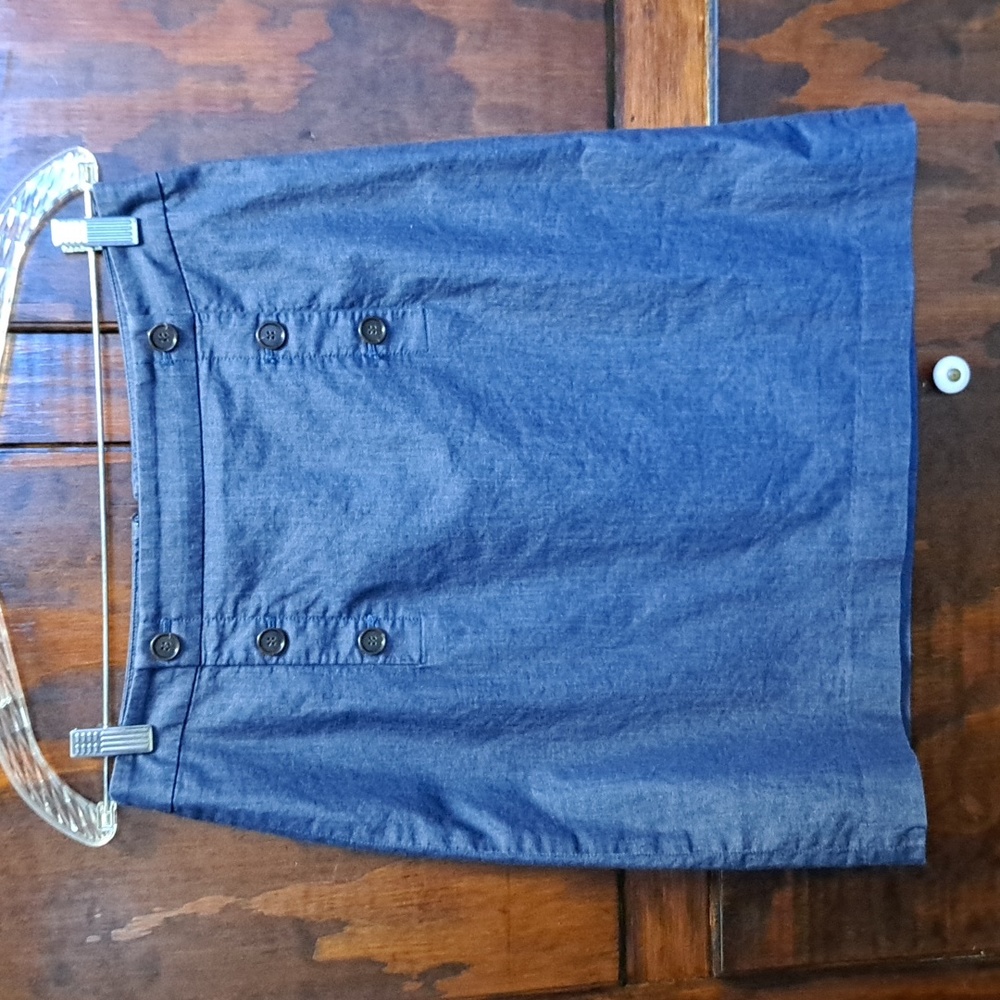 Ann Taylor Loft size 8 blue skirt
